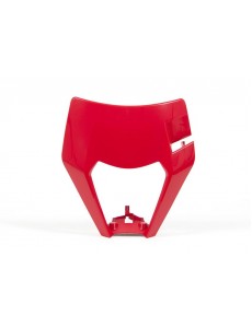 MASCARA DO FAROL RTECH KTM EXC / EXC-F 2017 - 2018 VERMELHO VINTAGE